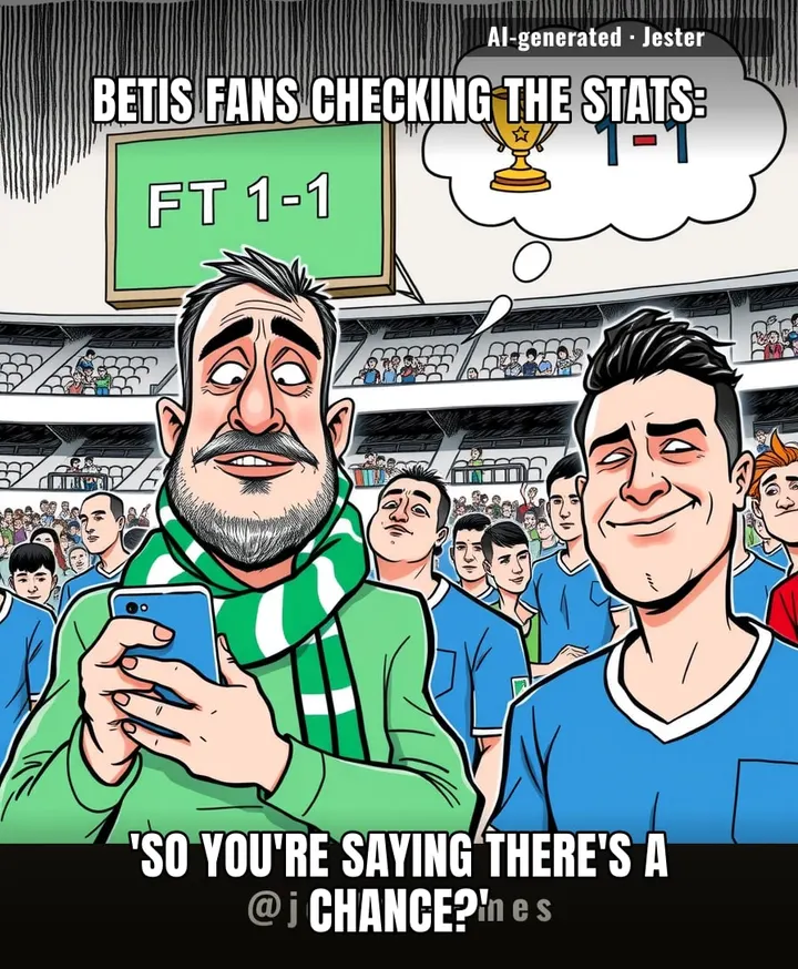 Real Betis fans have seen their team snatch defeat from the jaws of victory so often, they now treat a halftime lead like a haunted house.