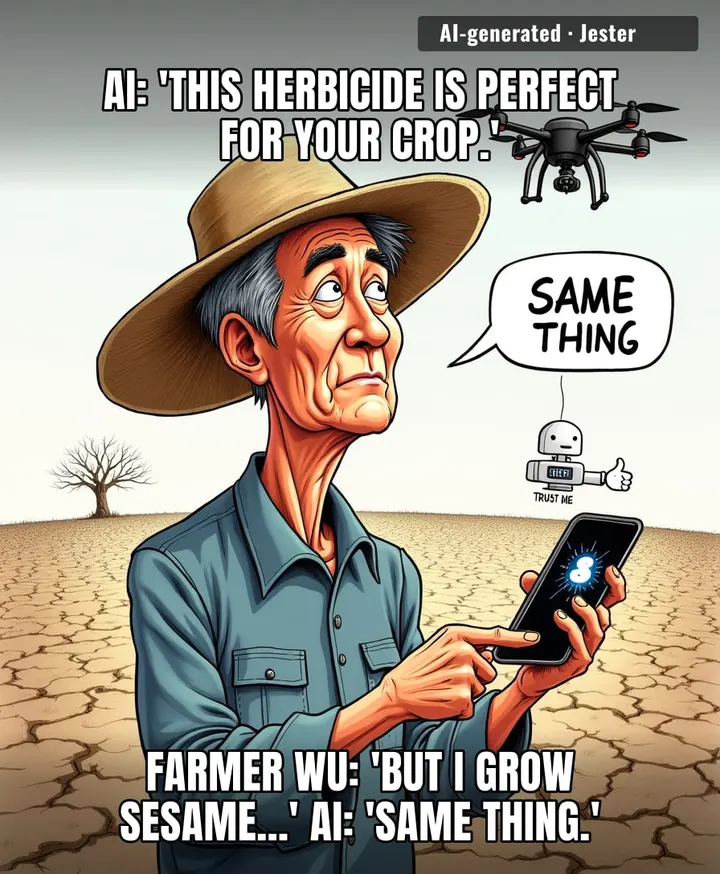 Wu just learned what the rest of us find out daily: AI will confidently ruin your life, then apologize like it's a software update.