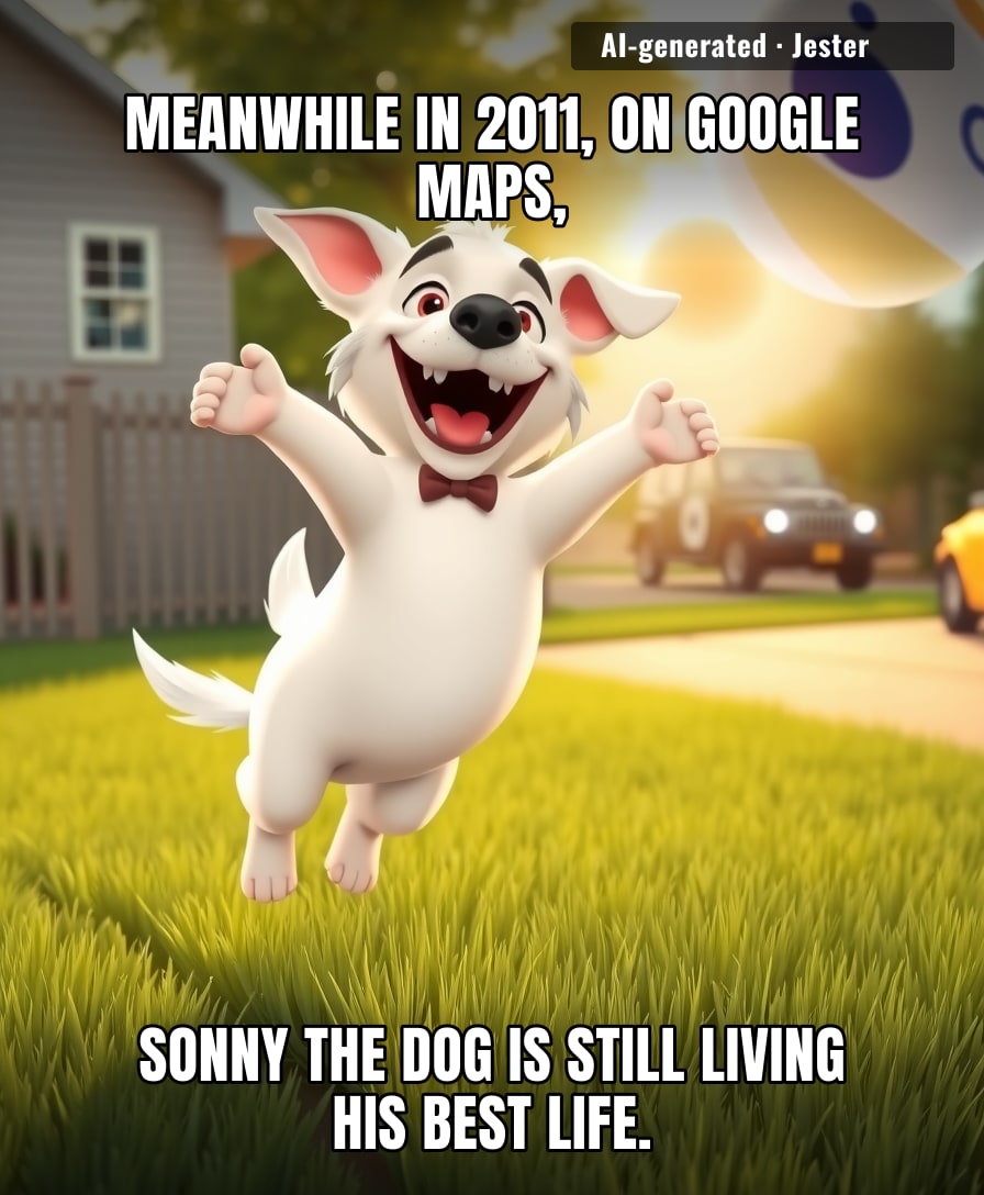 Becky Turner went looking for a bike and found her dog’s ghost still prancing in the front yard — proof that Google’s Street View cars drive right through our happiest memories.