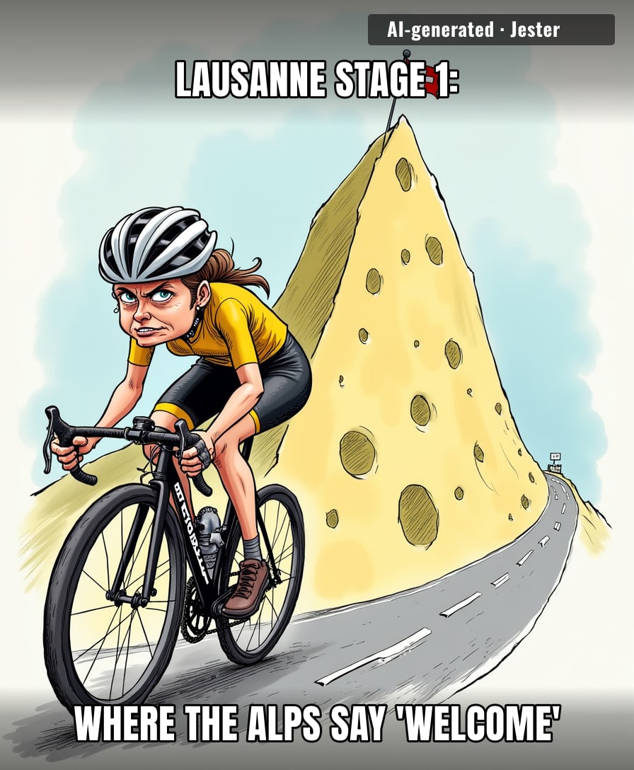 The Tour de France Femmes made Lausanne the opening act, which is like starting a marathon with a stairmaster.