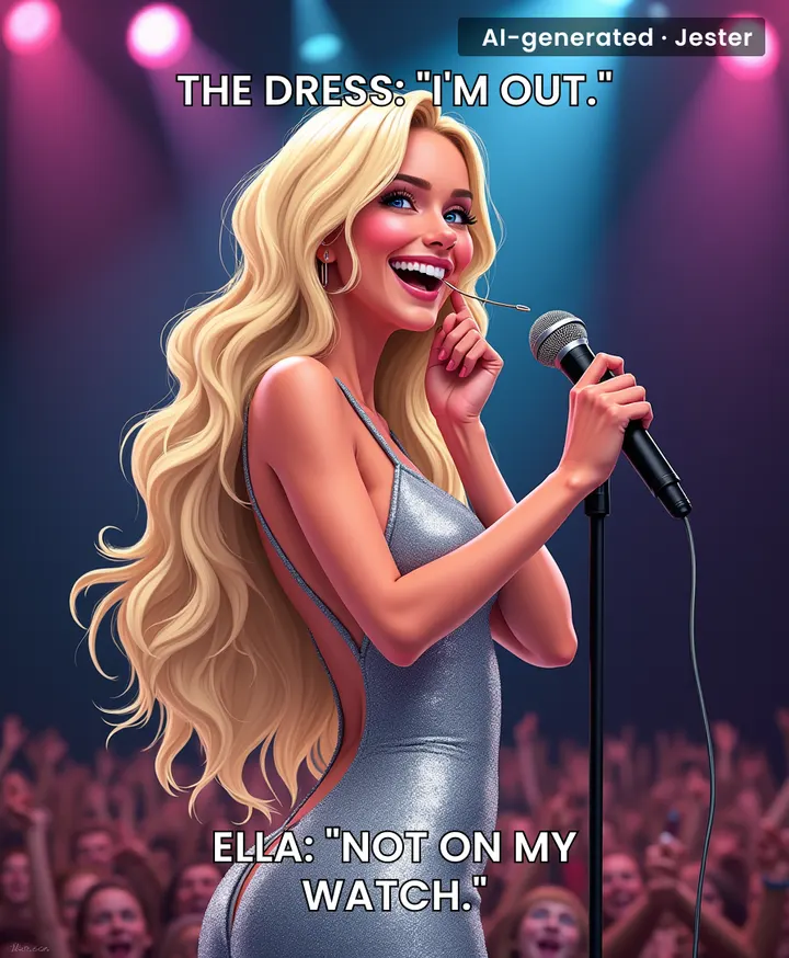 The real talent isn't singing—it's fixing your outfit while still hitting every note.