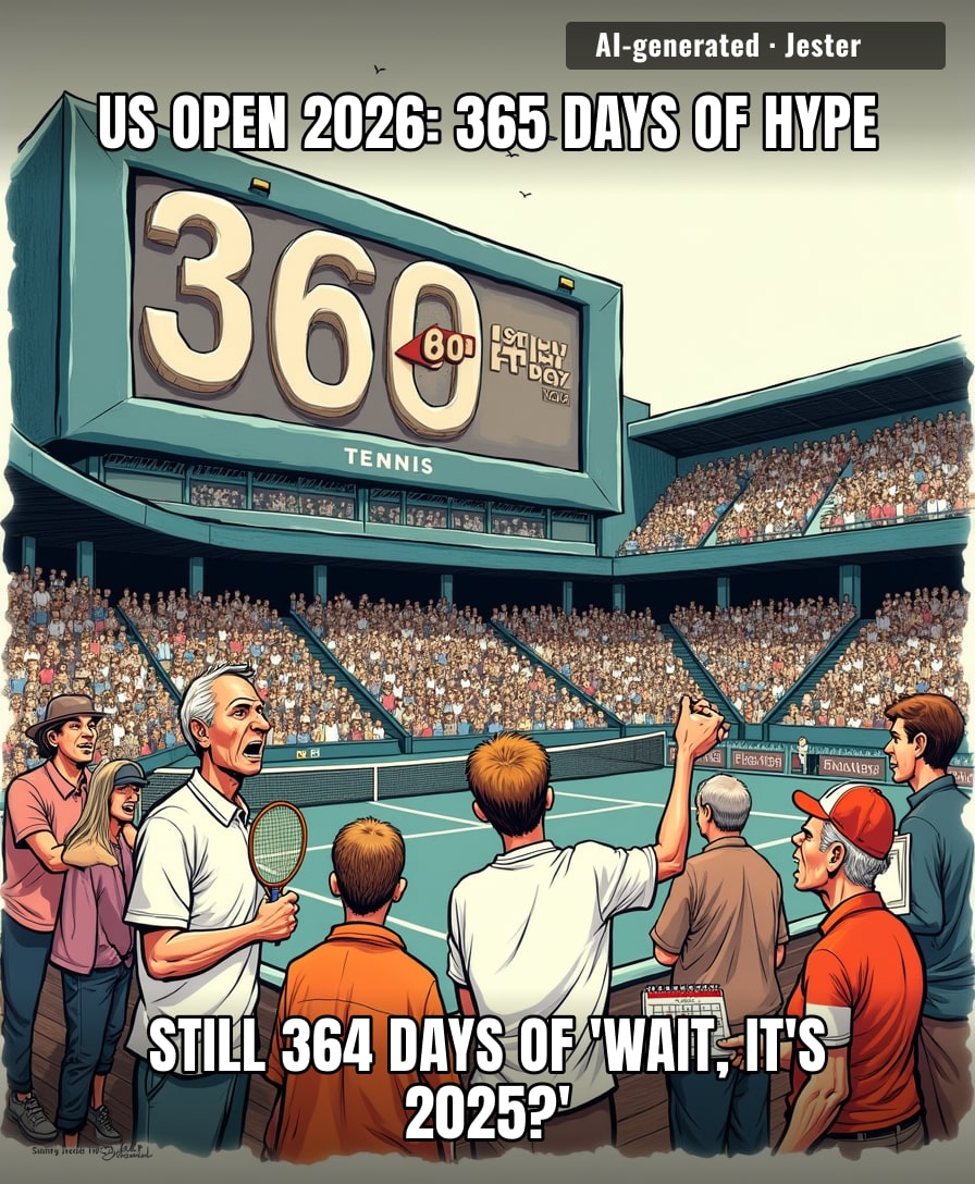 Tennis fans plan their entire year around a fortnight of matches, and the US Open responds by being 364 days away.