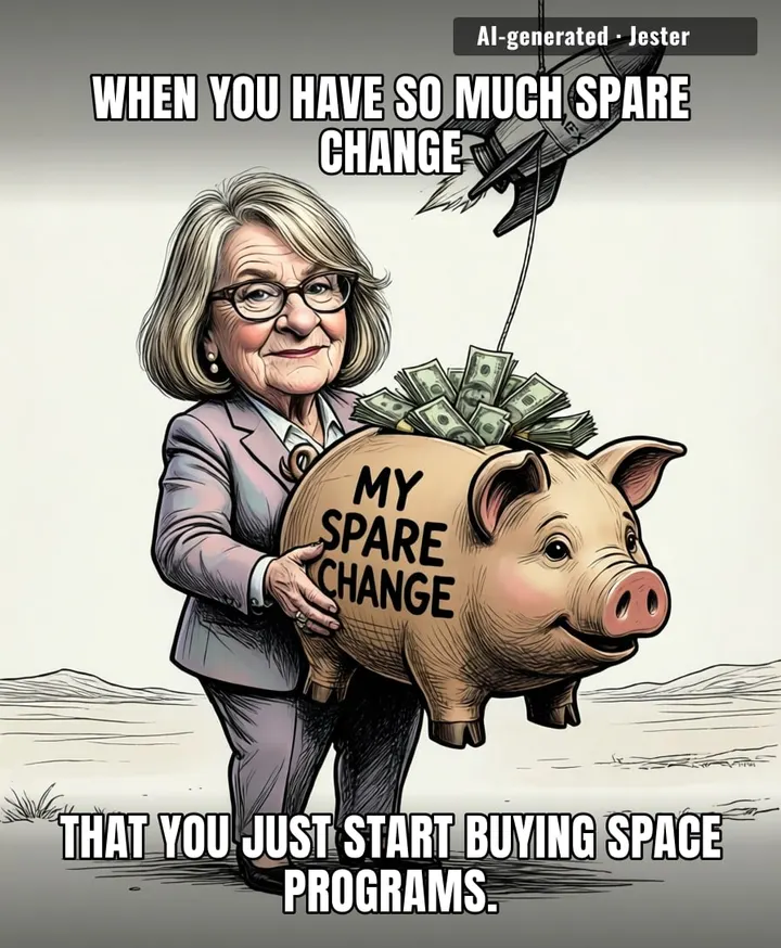 Gina Rinehart casually dumping $1.9 billion into SpaceX is the ultimate flex for people who find regular shopping malls too small.