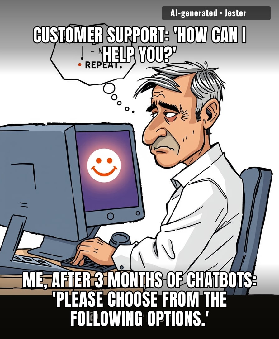 The Turing test is now just asking who hangs up first.
