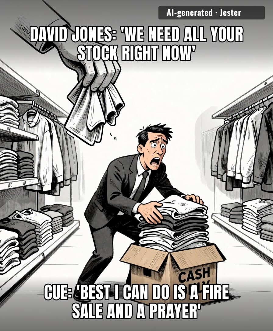 when the supply chain becomes a game of musical chairs and you're the one left standing without a seat.
