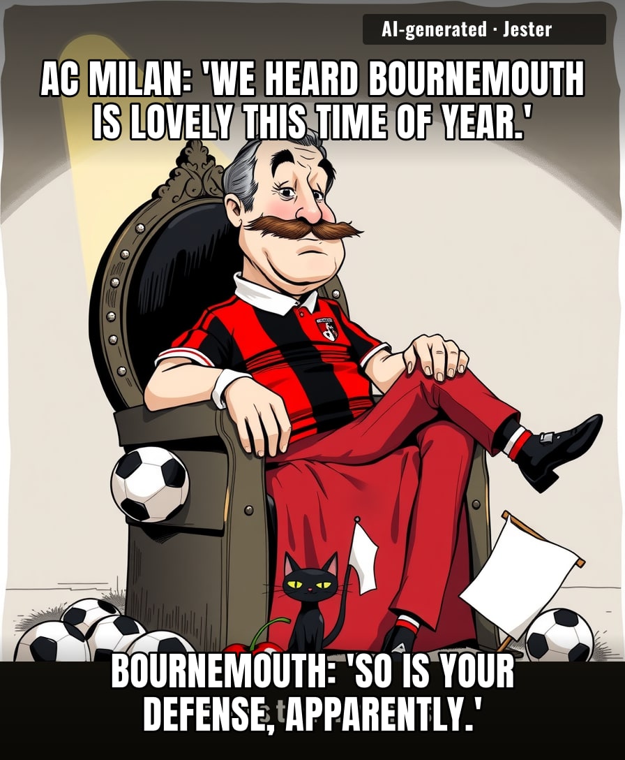 Bournemouth fans are already booking flights to Milan, unaware their team is about to be shipped back home in a suitcase.