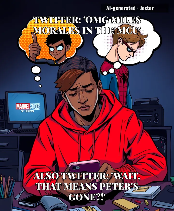 The internet spent three years begging for Miles Morales and now it's going to spend three more begging for Peter Parker back.