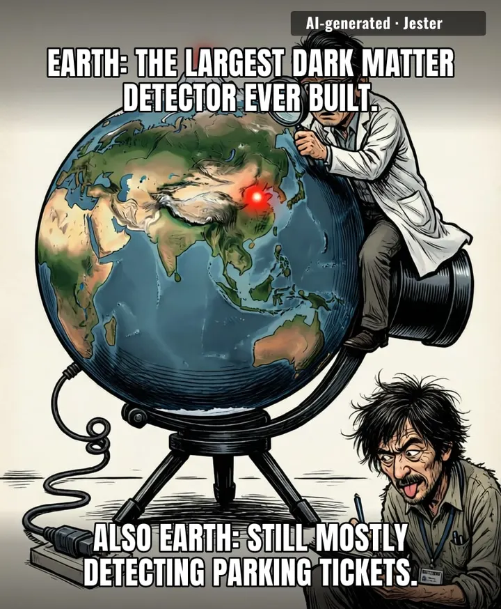 We built the biggest detector in the universe, pointed it at the entire planet, and it found... maybe something, possibly nothing, somewhere near Southeast Asia.