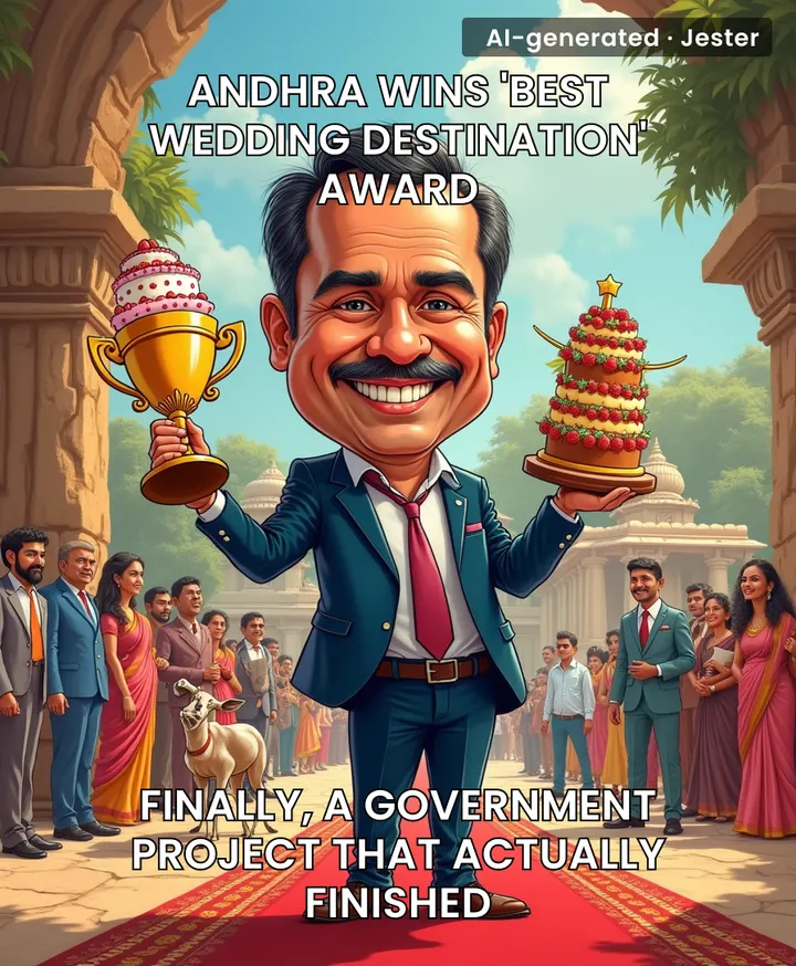 Somewhere, a bride whose wedding was ruined by a monsoon is wondering if the award committee attended the same event.