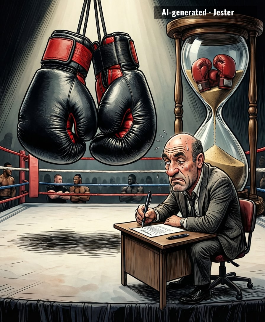 Boxing's heavyweight division is now officially a hostage negotiation where the hostage is the fans' patience.