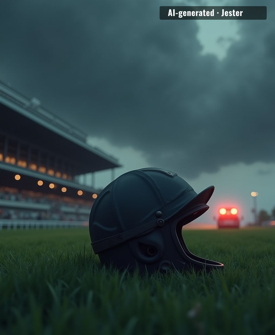 A split second on the track can change everything, reminding us of the fragility behind every race.