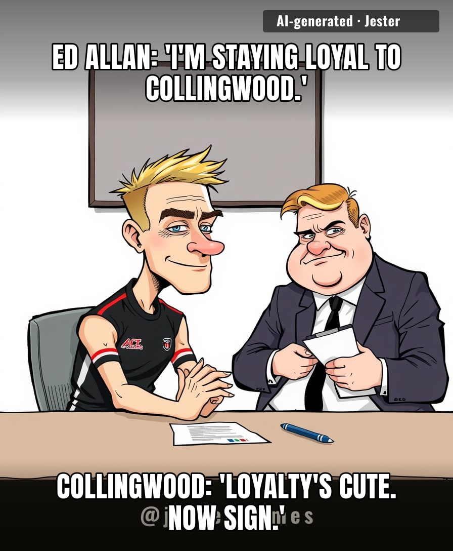 Ed Allan's loyalty is the kind that gets you a tattoo of the club logo and a pay rise — but only one of those hurts less in the morning.