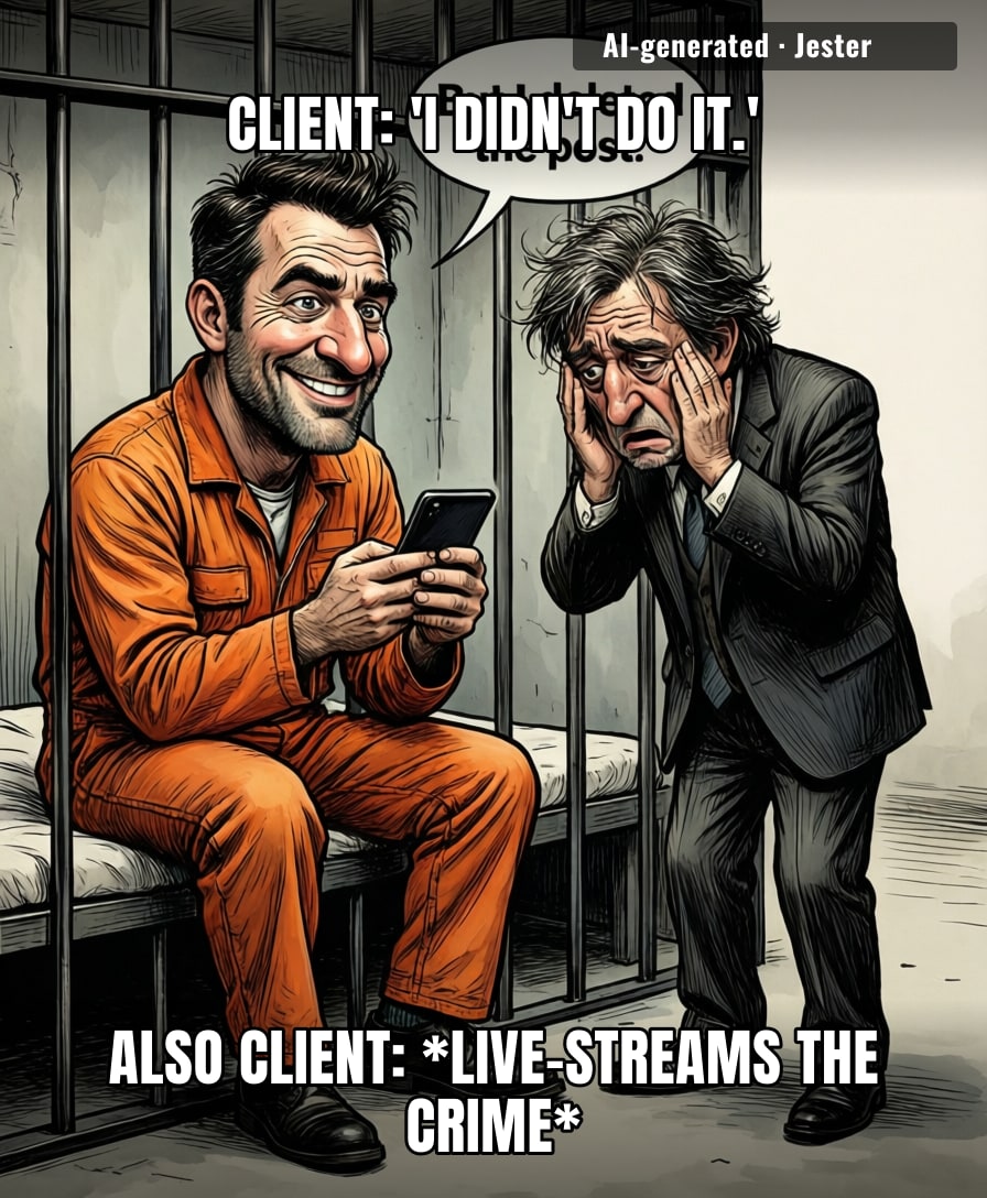 Some clients treat their lawyer like a tech-support line for problems they've already solved with worse decisions.