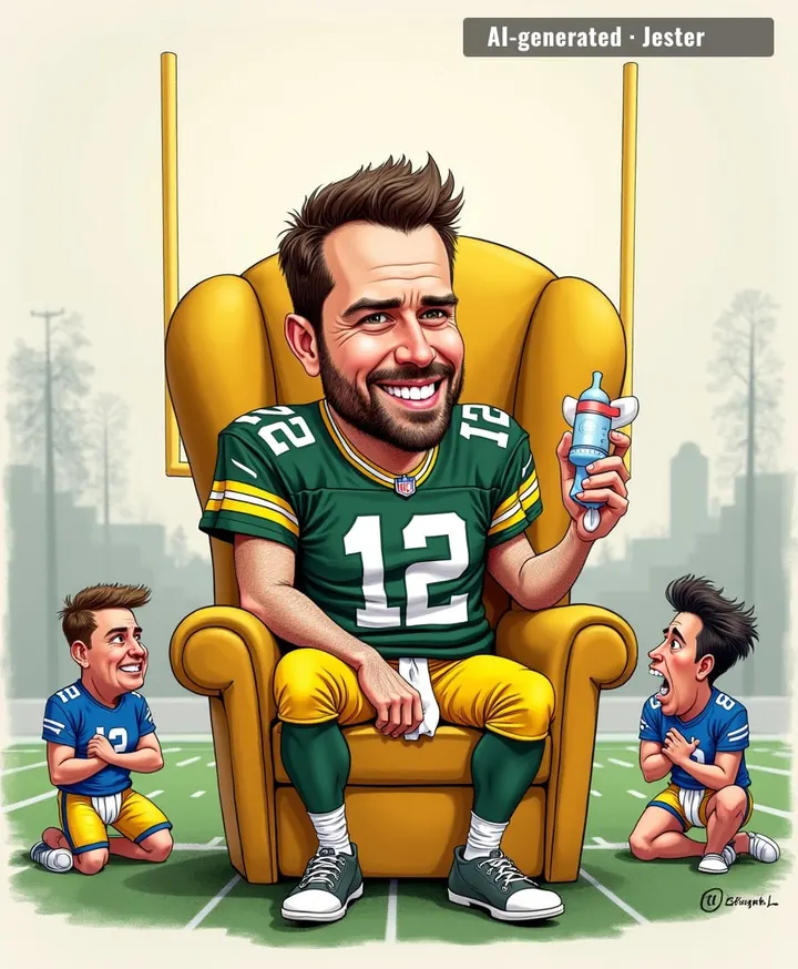 Aaron Rodgers finally found a defense he can't read: marriage.