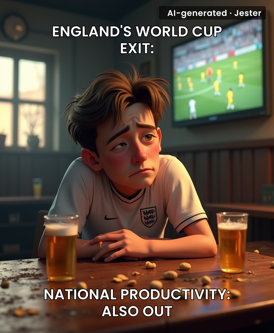 The only thing longer than England's trophy drought is the list of people 'working from home' today.