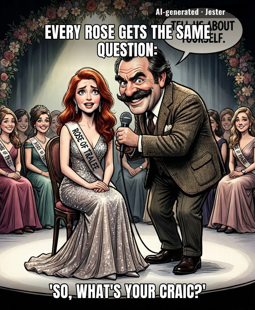The Rose of Tralee: where 32 women compete to be the least controversial in Ireland.