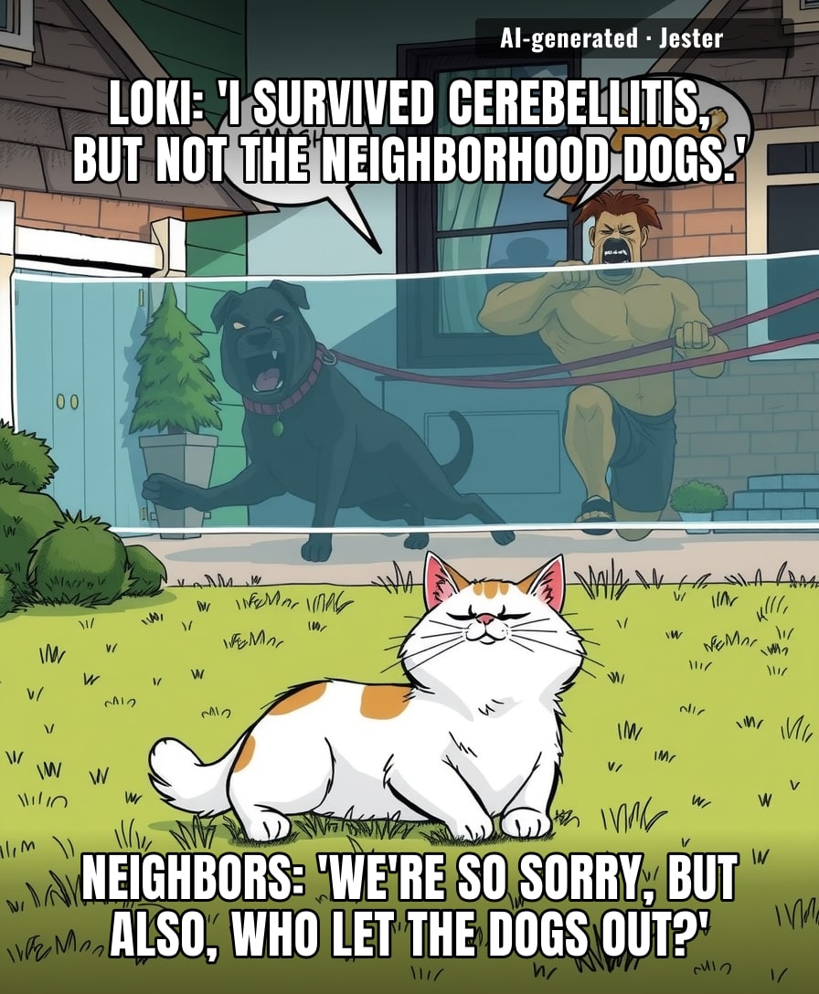Loki's owners got a front-row seat to the most expensive catnip toy ever: two dogs and a law named after their cat.
