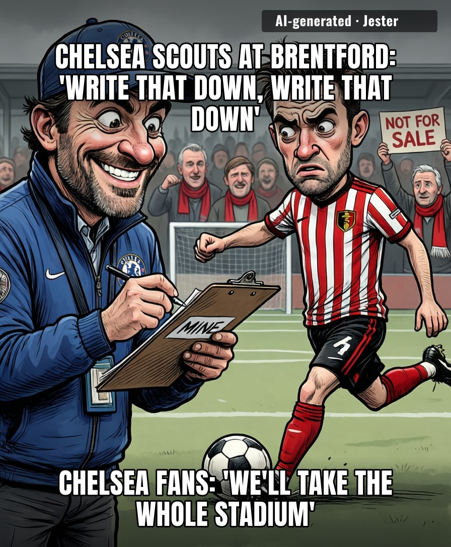 Chelsea have already sent Brentford a lowball offer for their pre-match playlist.
