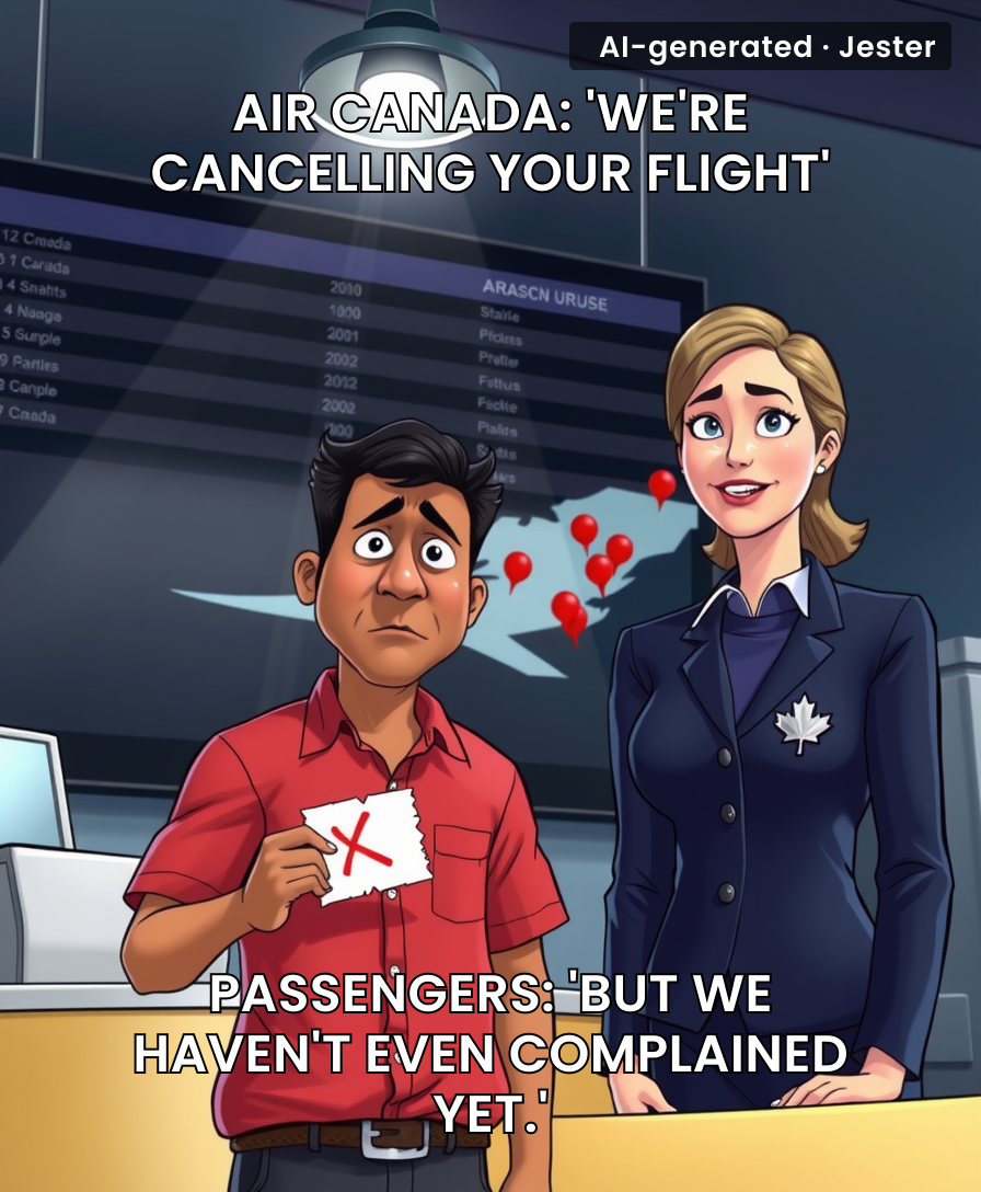Air Canada's new motto: 'We'll cancel your flight so you don't have to.'