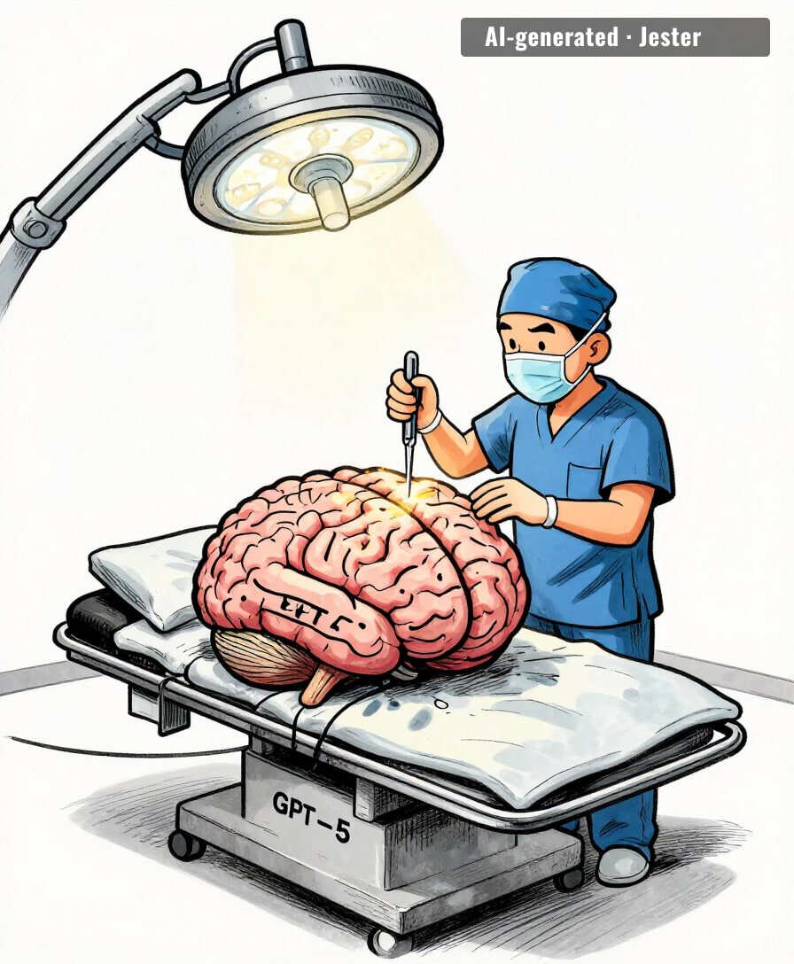 Microsoft's medical superintelligence: performing surgery with someone else's hands.