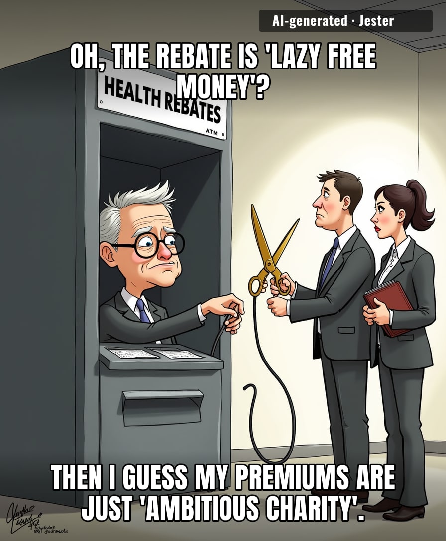 Mark Butler complaining about lazy money while holding a private health policy is like a shark lecturing a minnow on the dangers of gluttony.