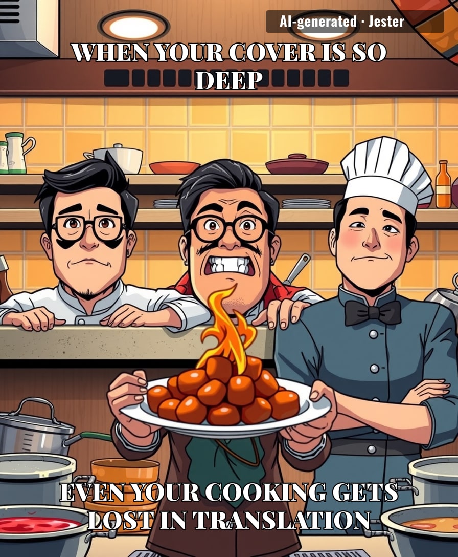 Three elite chefs, one mission, zero new menu items — the maths is simple, the shame is eternal.