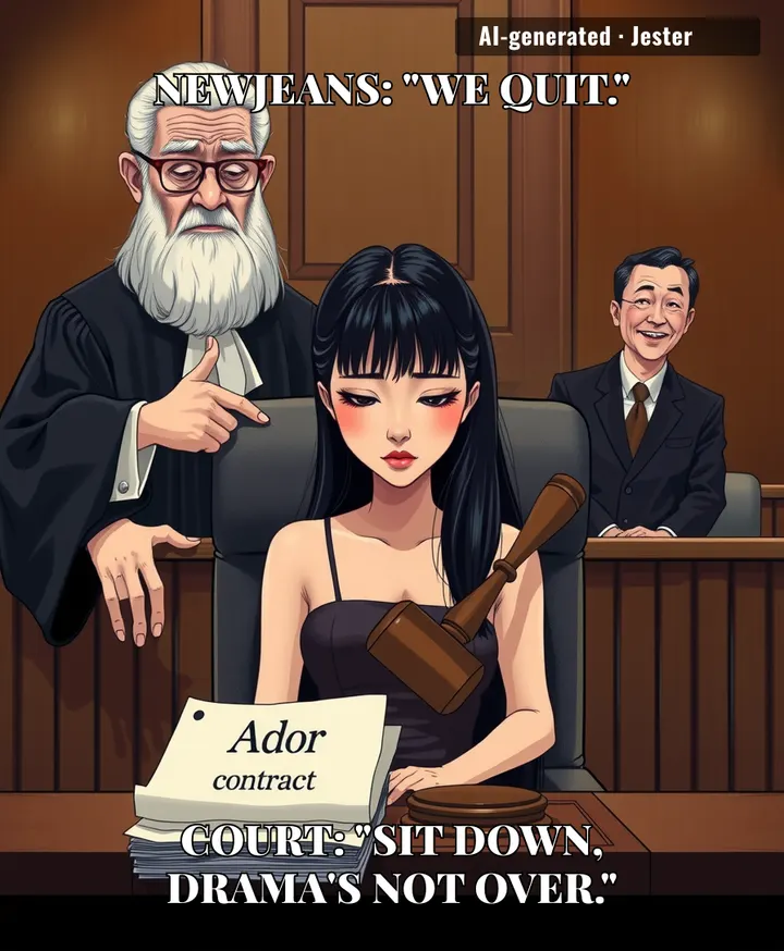 NewJeans learned that in K-pop, the only way out is through a court order.