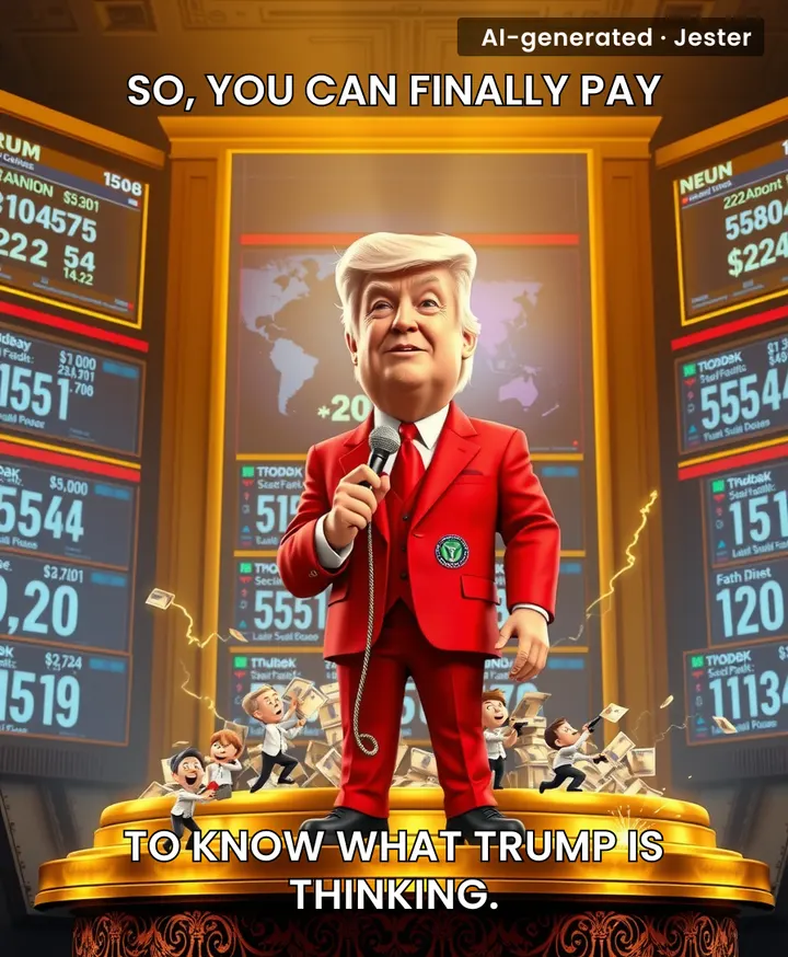 Turns out, real-time market data is less valuable than the real-time stream of consciousness from Mar-a-Lago.