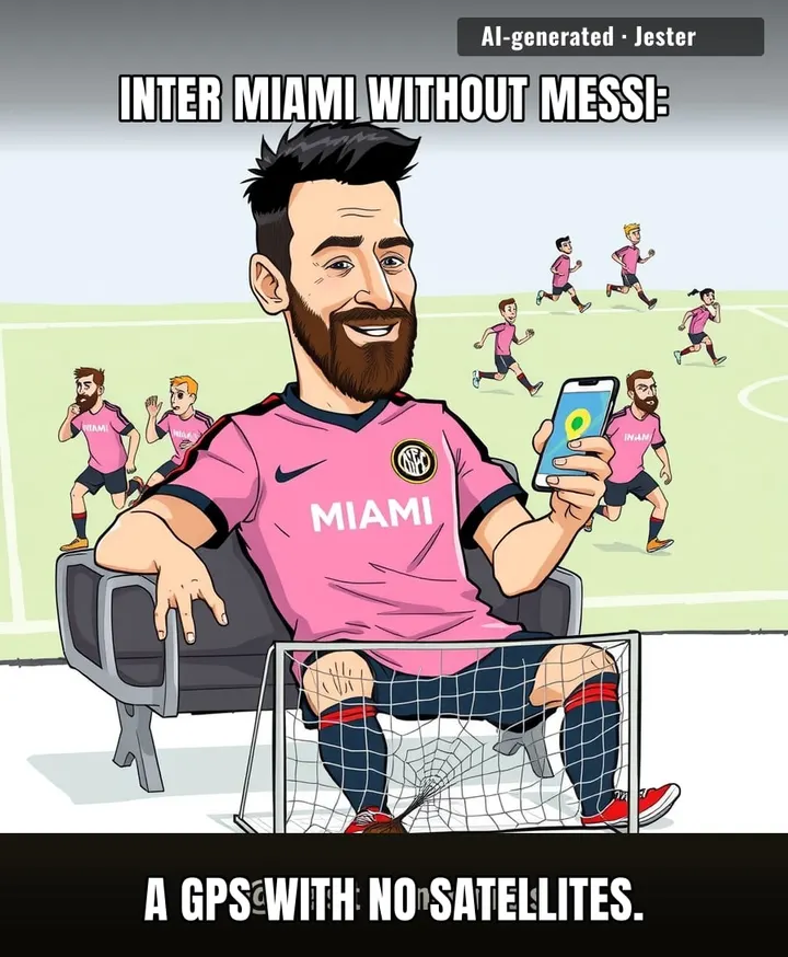 Messi missing Inter Miami's playoff push is like bringing a fork to a soup-eating contest — everyone else is just getting messy.