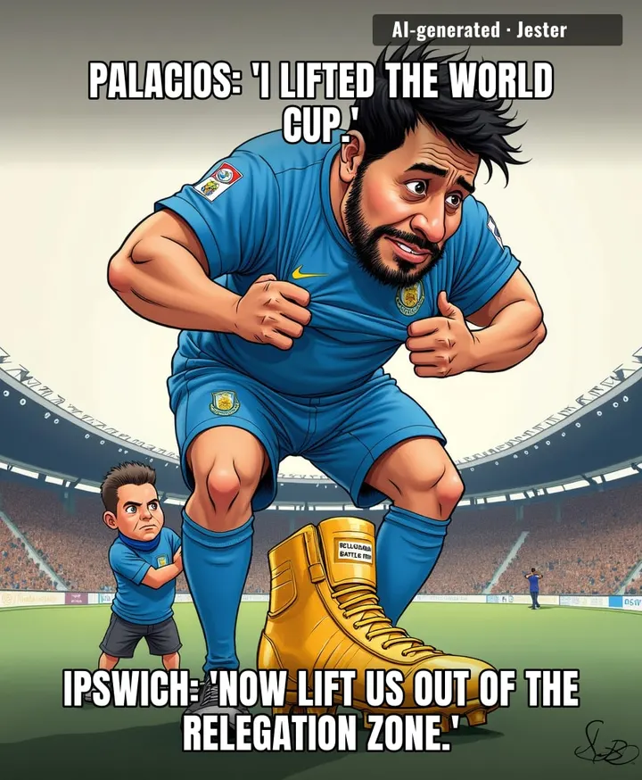 From lifting the World Cup to lifting Ipswich's hopes—gravity must be exhausted by now.