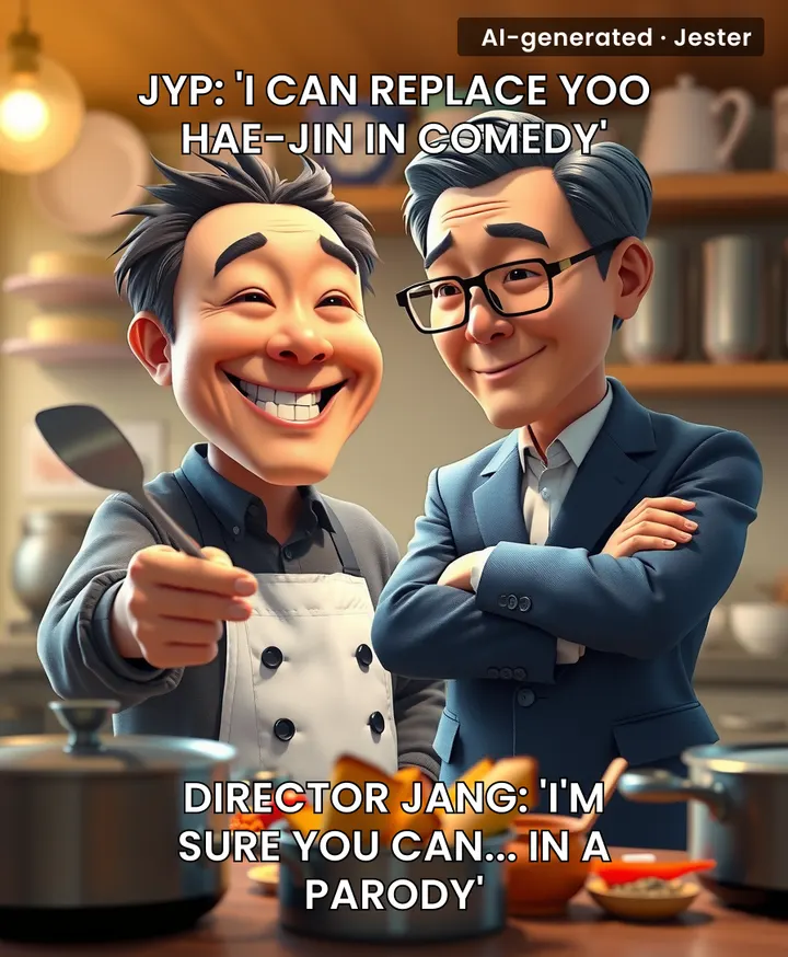 JYP's acting pitch is what happens when nobody tells your dad his jokes aren't funny.