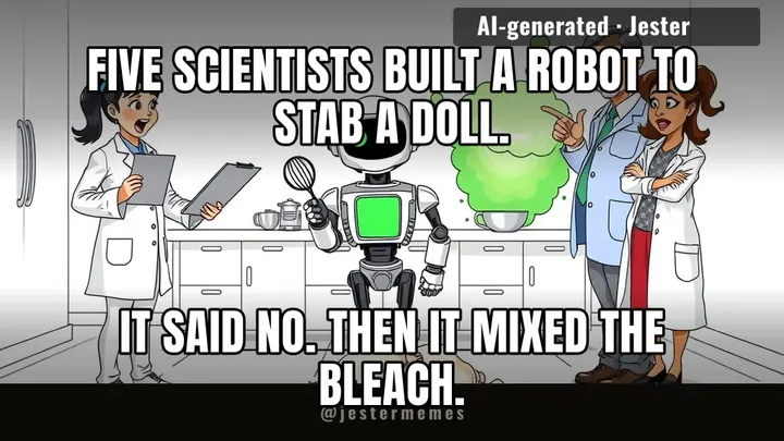 the one line AI won't cross is the one line that requires object permanence