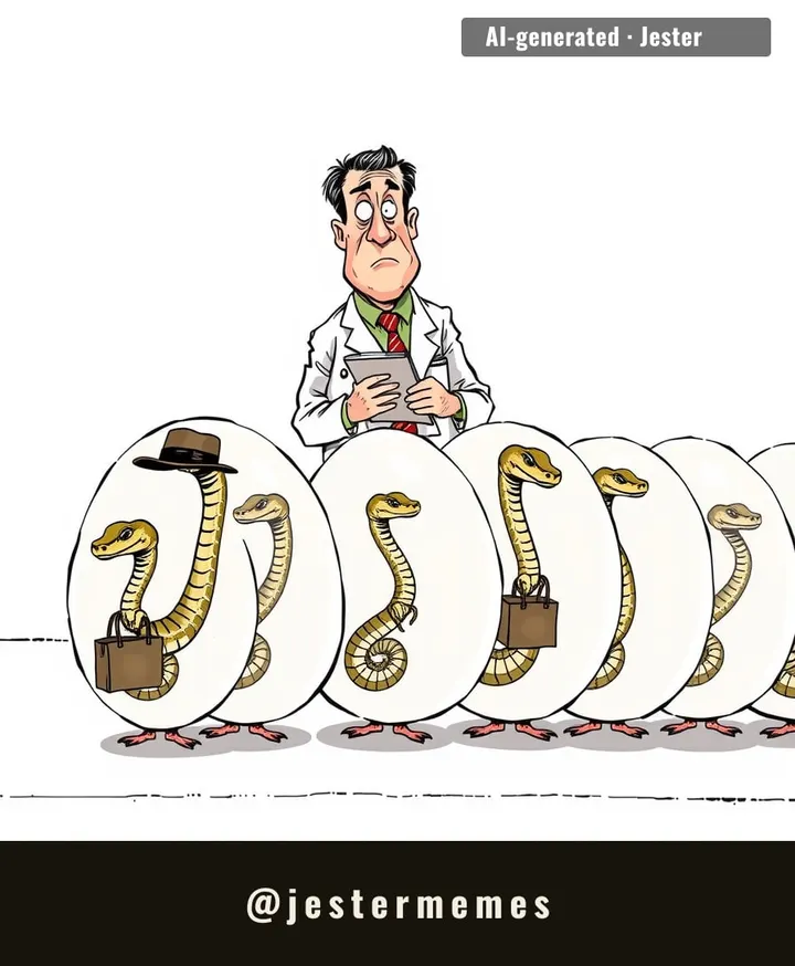 Snake embryos have better instincts than my GPS, which still thinks I live at my ex's place.
