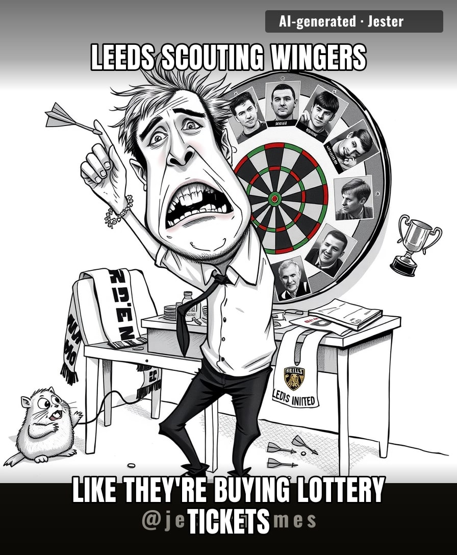 Leeds United's transfer strategy is just throwing darts at a board of wingers and hoping one doesn't bounce off.