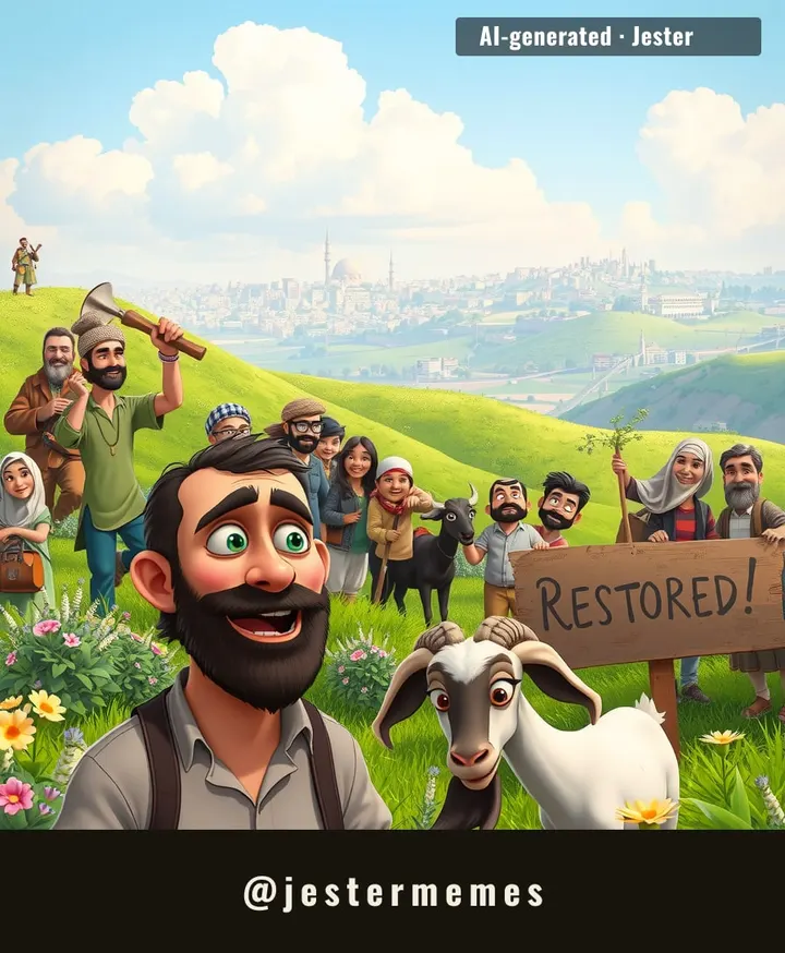 Who knew the path to peace was just planting more snacks?