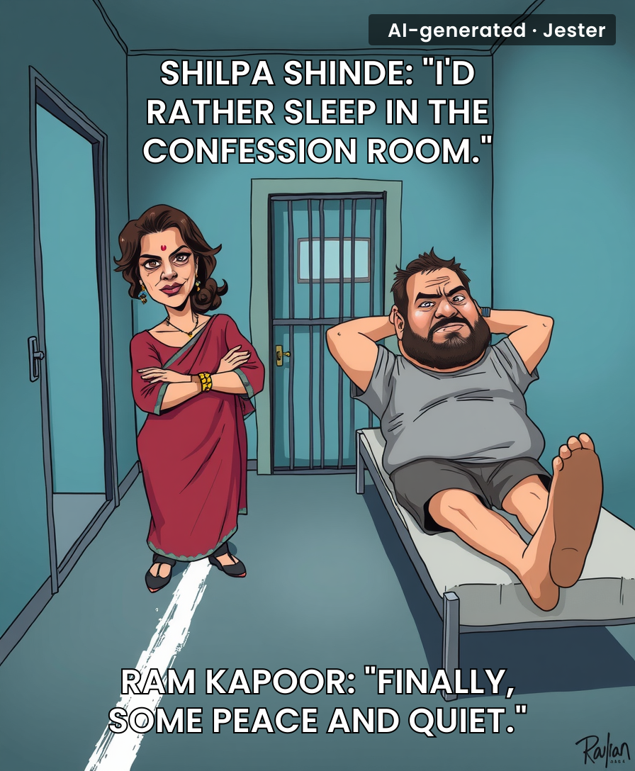 Lock Upp producers realizing their biggest drama prop is a used mattress and a stubborn star.