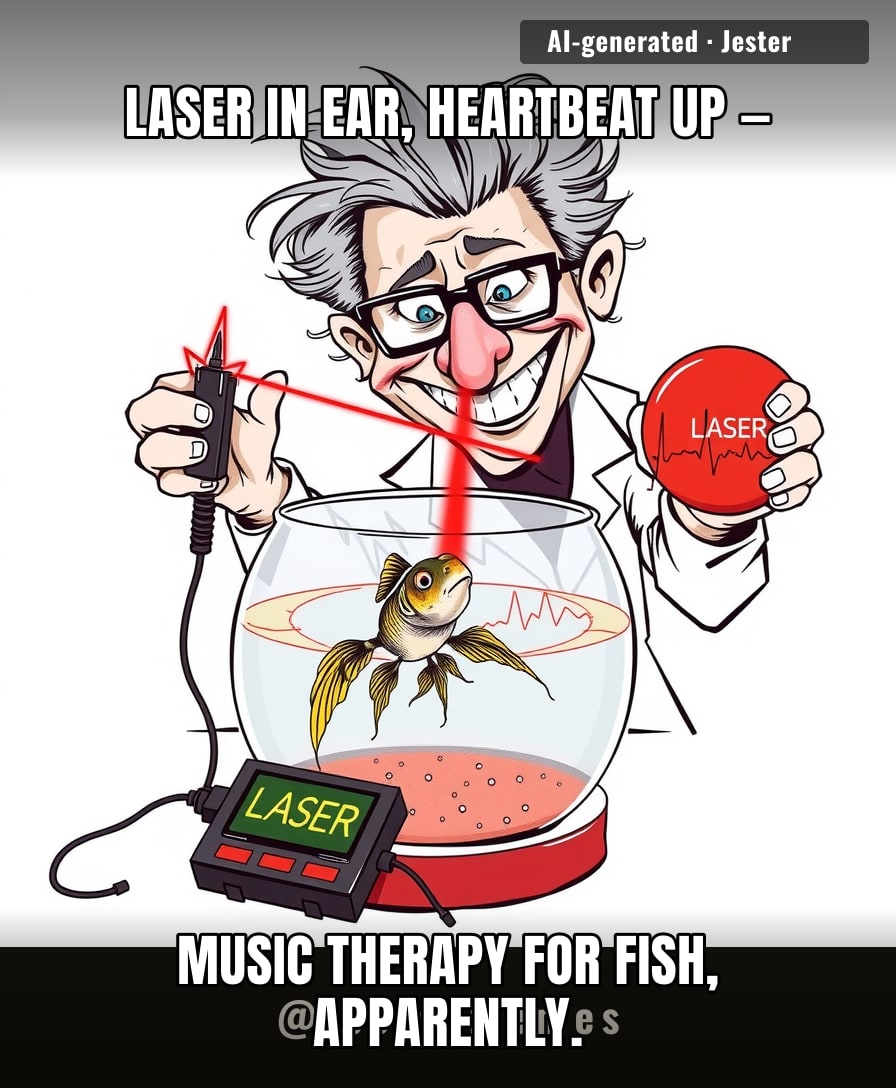 Scientists invent a new way to annoy fish—can't wait for them to complain.