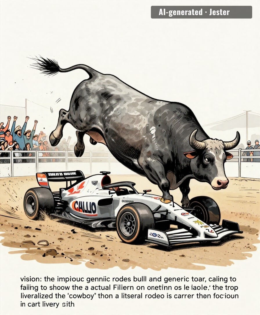 the livery isn't cowboy-inspired, it's cowboy-committed.