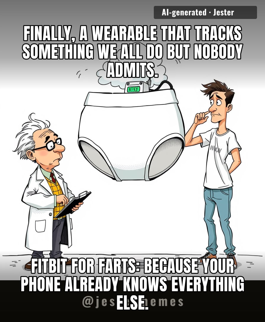 Now my underwear knows more about me than my therapist does.