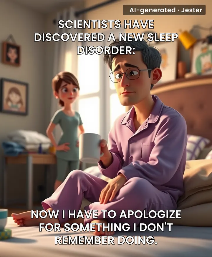 Thanks, science, for giving my partner a medical excuse to bring up my sleepwalking snogs.