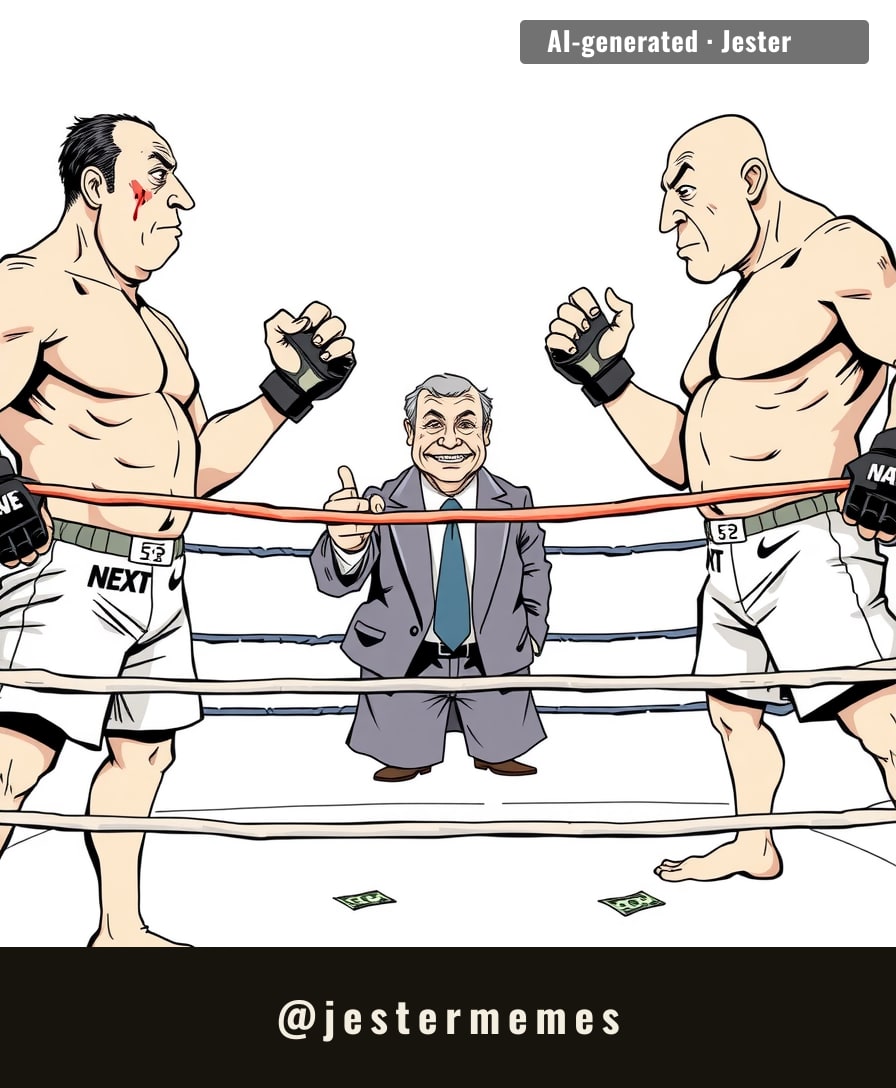 Fighting is free. Watching two guys fight is $79.99. This is a business model.