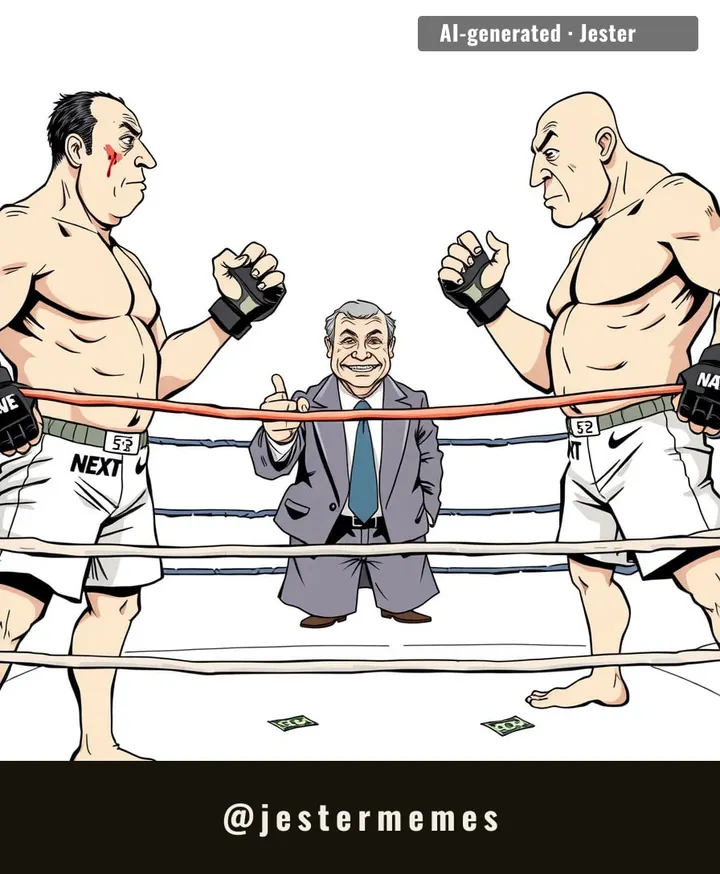 Fighting is free. Watching two guys fight is $79.99. This is a business model.