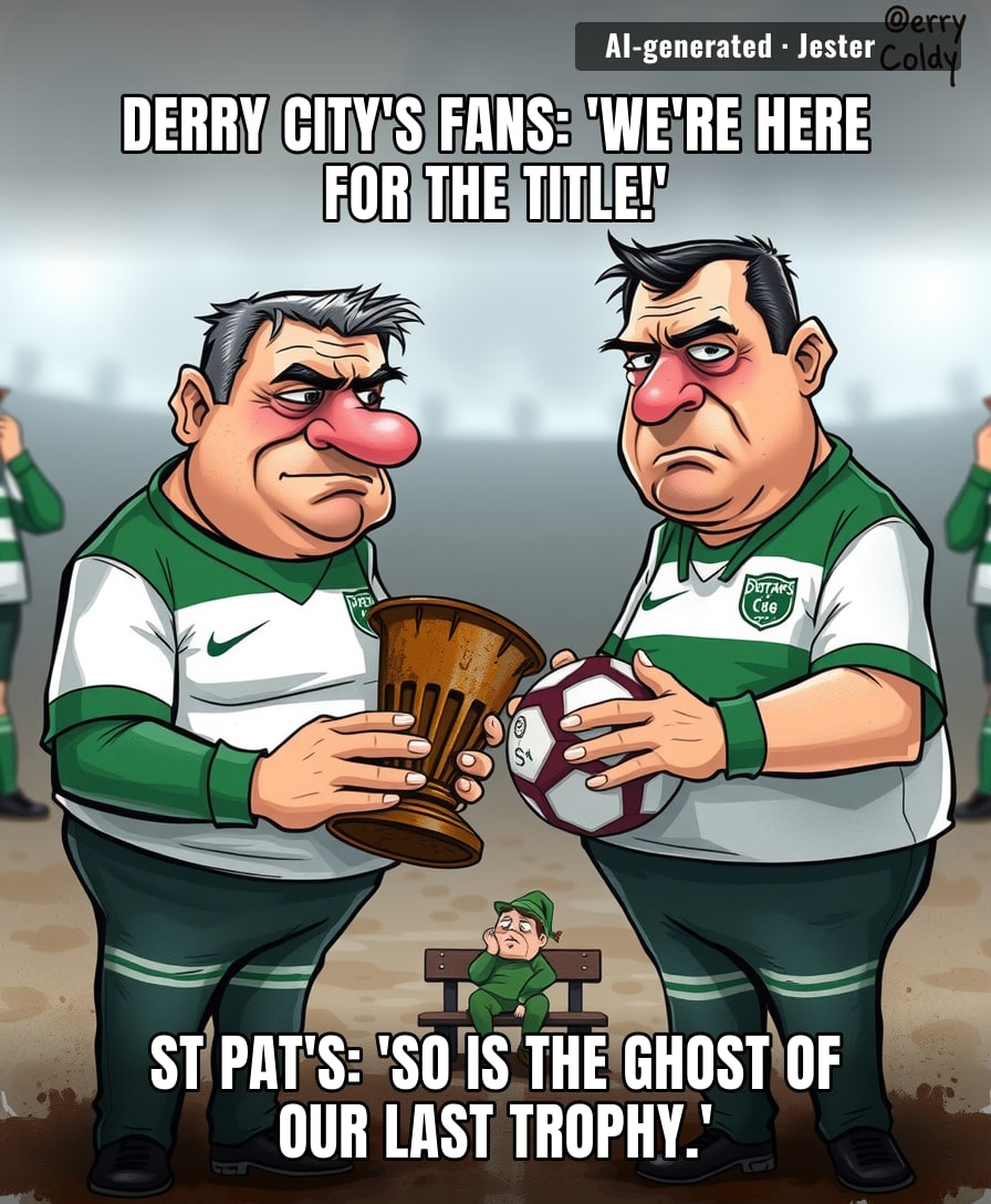 Irish football: where the title race is just a battle for who gets to lose the cup final in extra time.