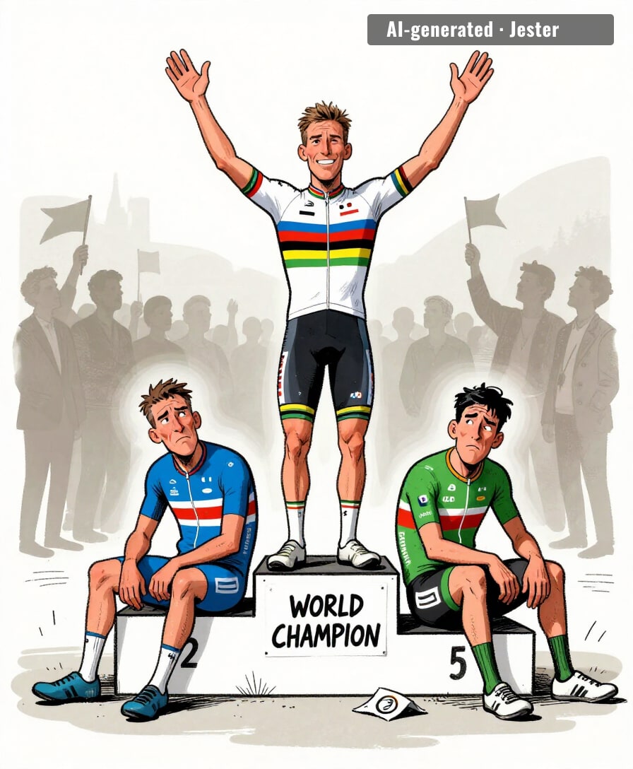 finally, a rainbow jersey that isn't a support act's consolation prize.