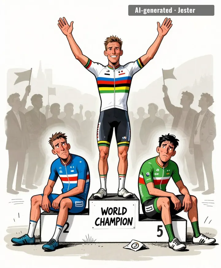 finally, a rainbow jersey that isn't a support act's consolation prize.