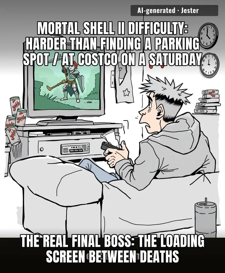 Mortal Shell II is the only game where the tutorial boss has more patience than I do with my own skill level.