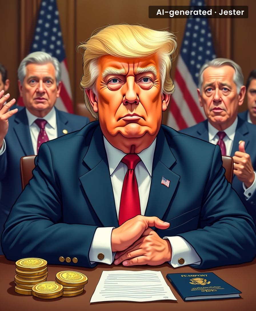 Trump treats the country like a personal brand — Democrats are just his unpaid focus group.