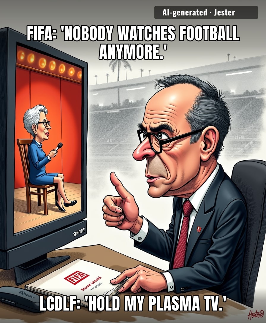 FIFA now knows the pain of being overshadowed by a show where the only goal is evicting someone's grandma.