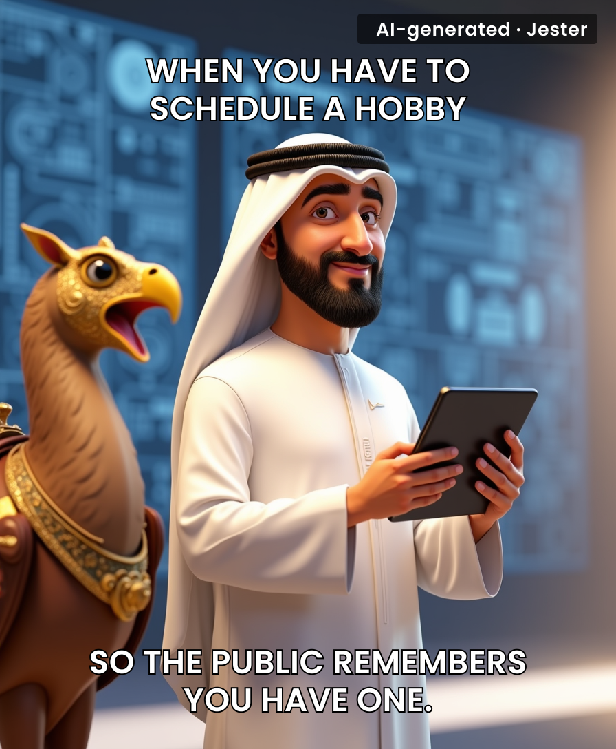 Being a royal is so exhausting that you literally need a PR team to coordinate your downtime.