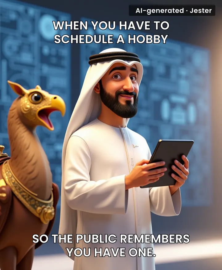 Being a royal is so exhausting that you literally need a PR team to coordinate your downtime.